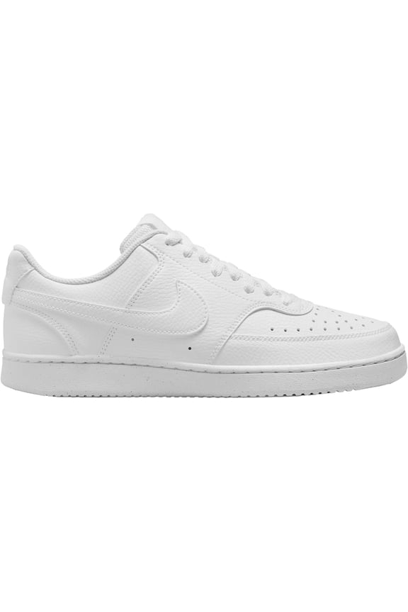 Women's Court Vision Low Next Nature Shoes (Wht/Wht/Wht, 6, Medium/B)