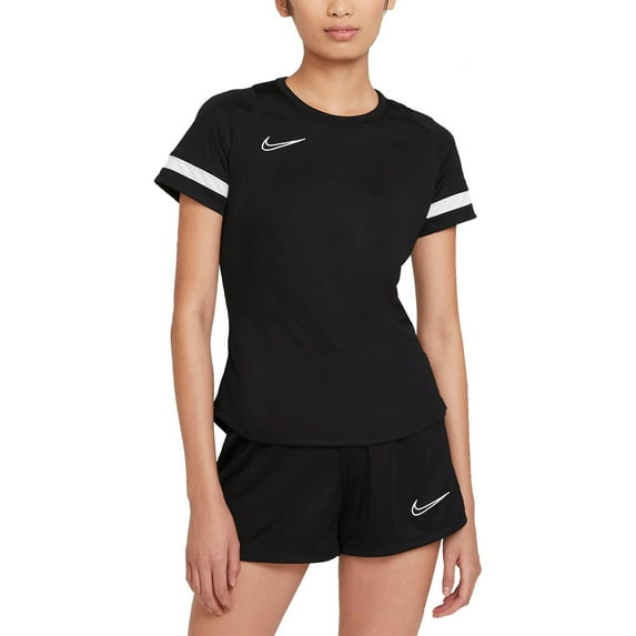 Nike Women's Dri-FIT Academy Soccer Shirt (Black, L)