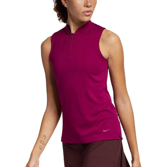 Nike Women's Dri-FIT Blade Sleeveless Golf Polo