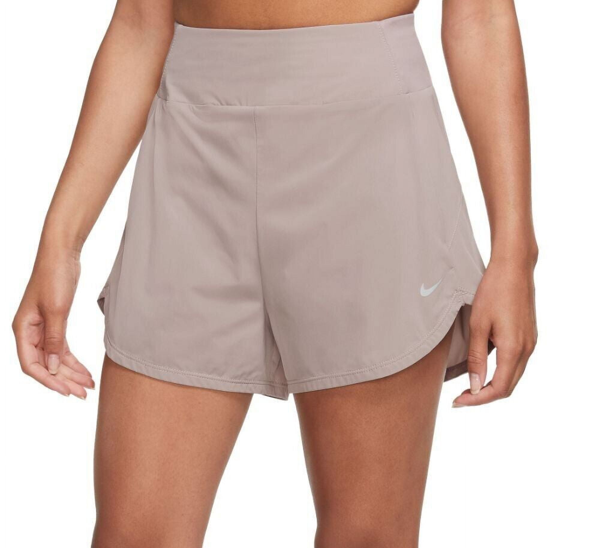 Nike Women s Dri FIT Bliss High Waisted 3 Brief Lined Shorts Size S Walmart Business Supplies