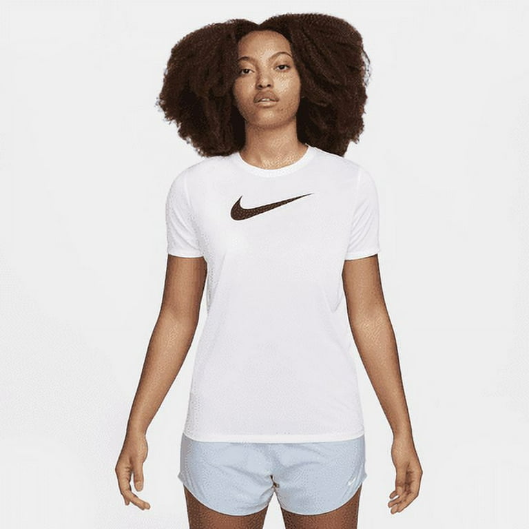 Nike Women s Dri FIT Graphic T Shirt Color White Size XL