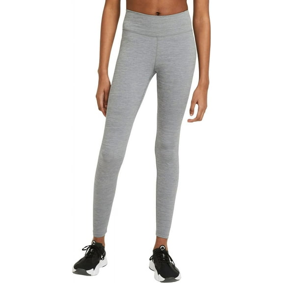 Nike Women's Dri-FIT Mid-Rise Tights (Iron Grey, L)