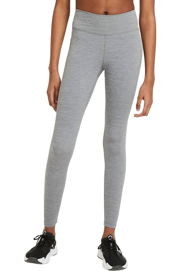 Women's Dri-FIT Mid-Rise Tights (Iron Grey, L)