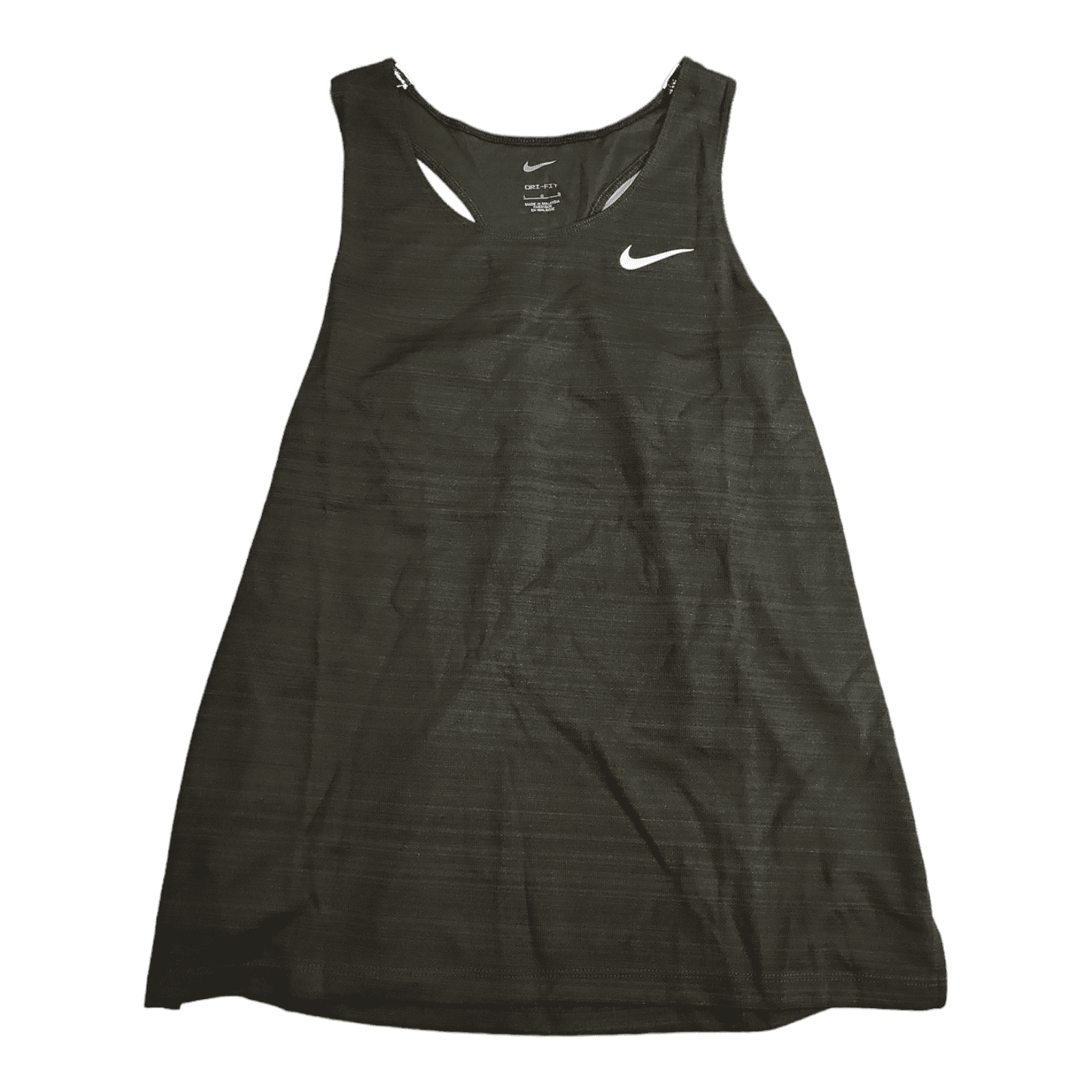 Nike Women s Dri Fit Dry Miler Running Singlet Tank Top Black CV2804 012 Large Walmart