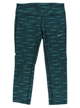 Nike Women's Logo Dri-Fit High Rise 7/8 Tight Running Pants (Fuchsia,  X-Small) 