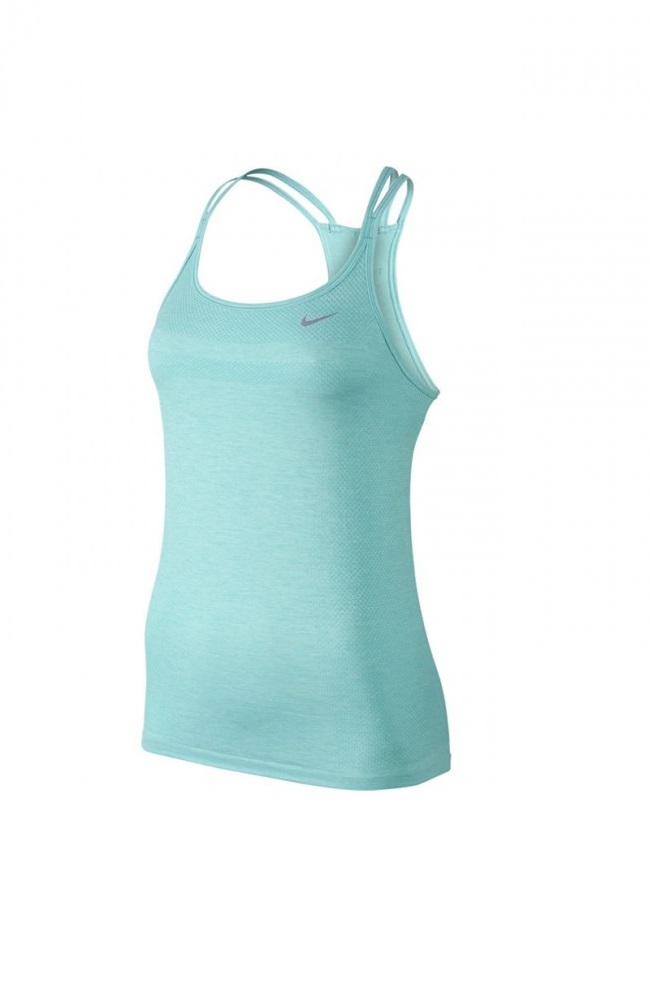 Nike Women's Dri Fit Knit Tank Top Aqua Blue Xl, Color: Aqua Blue - image 1 of 2