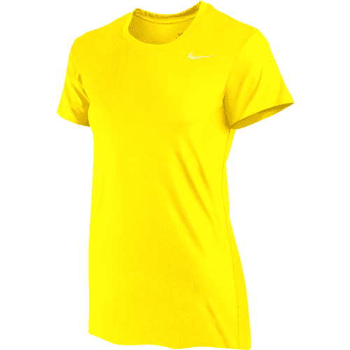 Nike Women's T-Shirt - Yellow - S