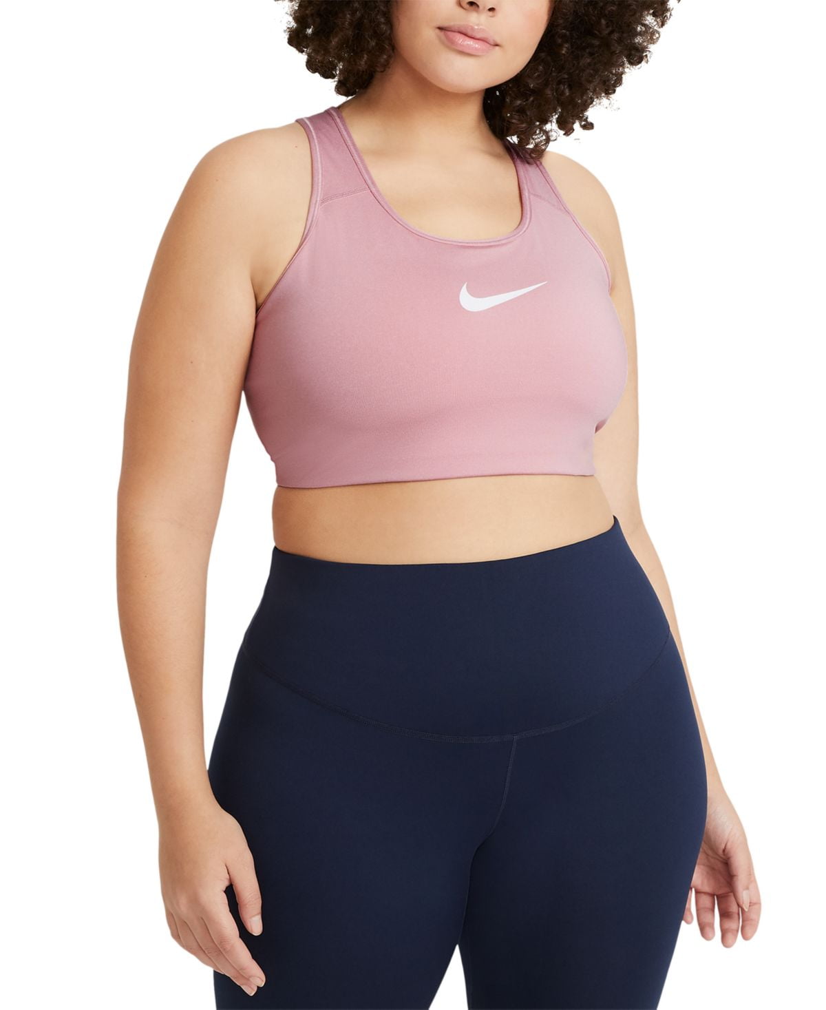 Nike Women's Dri Fit Medium Support Sports Bra Pink Size 2X