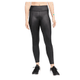 thumbnail image 1 of Nike Women's Dri-Fit One Mid-Rise Shine Legging Pants (Black/White, XX-Small), 1 of 5