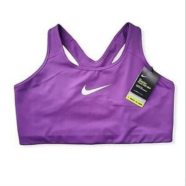 Nike Pro Dri-fit Sports Bra Girls Youth Size M Purple Logo Style 624930-547