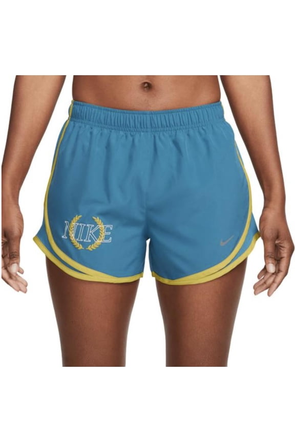 Women's Dri-Fit Tempo Victory Graphic Shorts (US, Alpha, X-Large, Regular, Regular, Industrial blue #457)