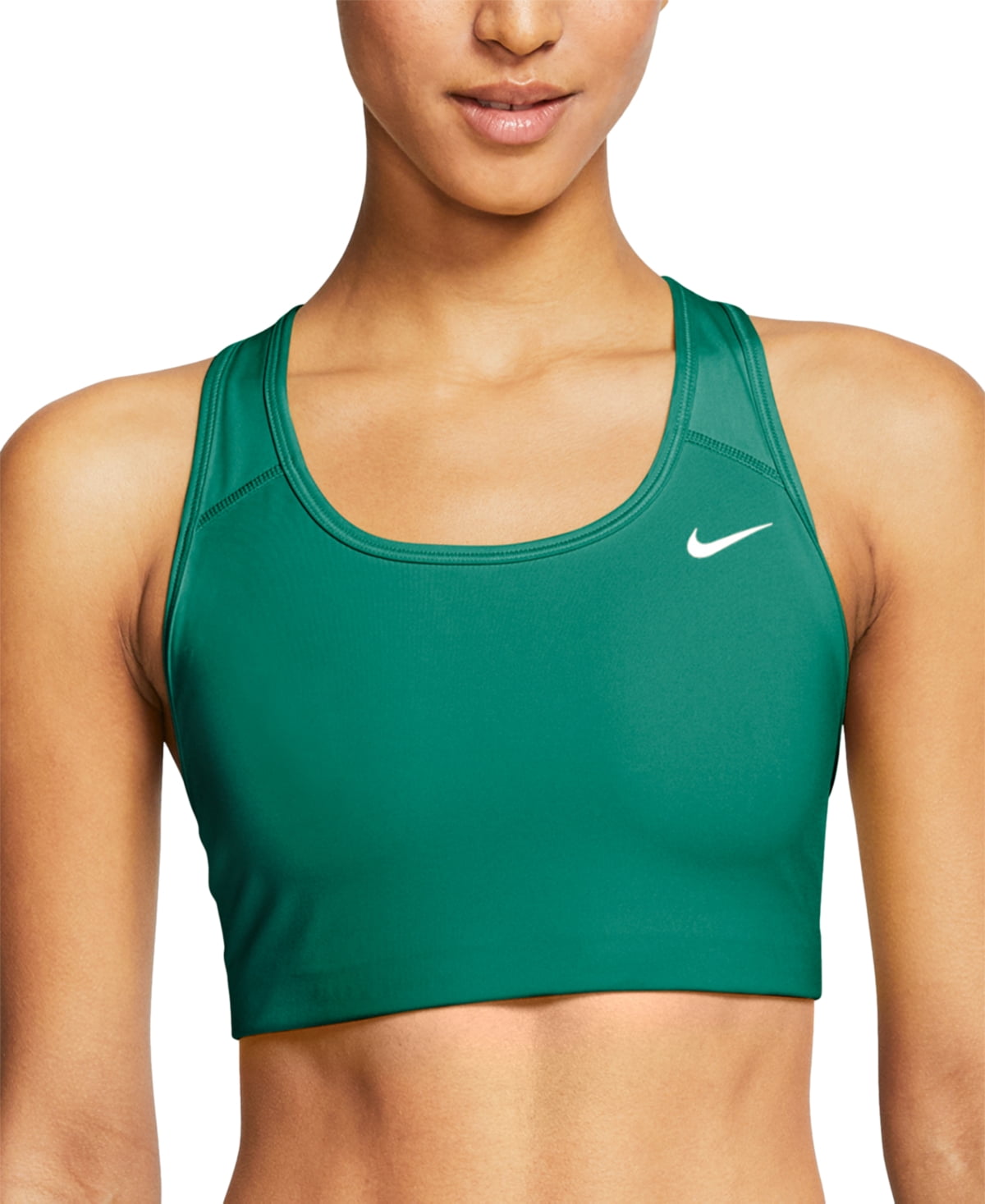 Nike Women's Dri fit Racerback Medium Impact Sports Bra Green Size XS
