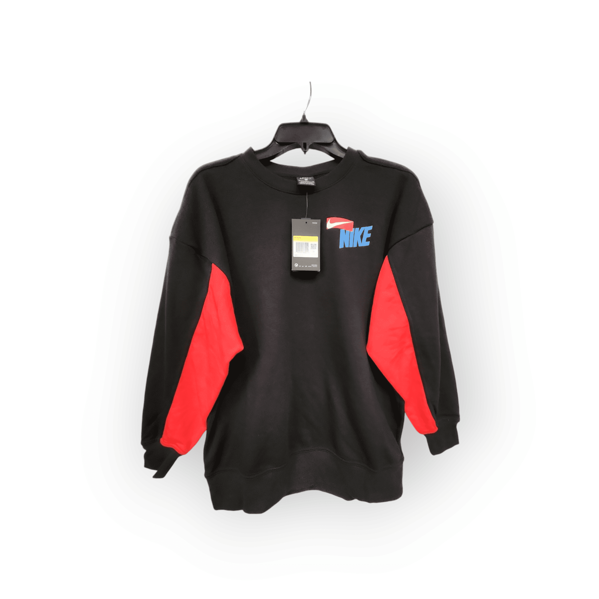 red and black nike sweatshirt womens