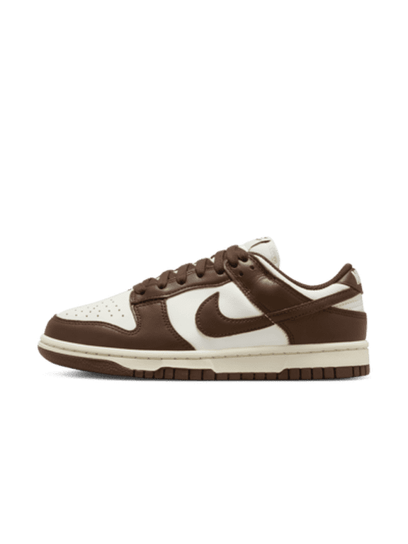 Women's Dunk Low Trainers, Sail Caco Wow Coconut Milk, 8.5