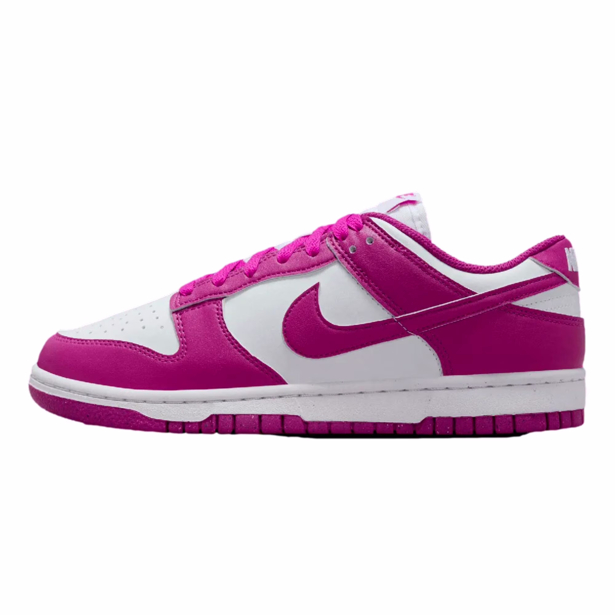 Women's Nike Dunk Low Next Nature White/Hot Fuchsia (DD1873 110) - 6