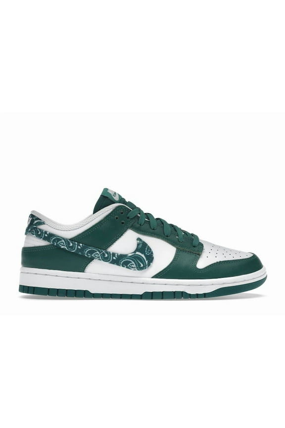Women's Dunk Low Essential Paisley Pack Green Casual Sneakers, from StockX