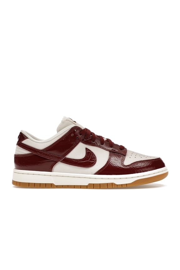 Women's Dunk Low LX Dark Team Red Croc Shoes, from StockX