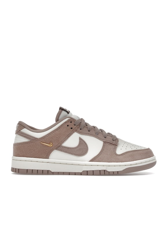 Women's Dunk Low Malt Gold Mini Swoosh Shoes, from StockX