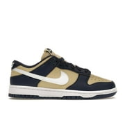 NIKE Women's Dunk Low Next Nature Midnight Navy Gold Casual Sneaker, from StockX