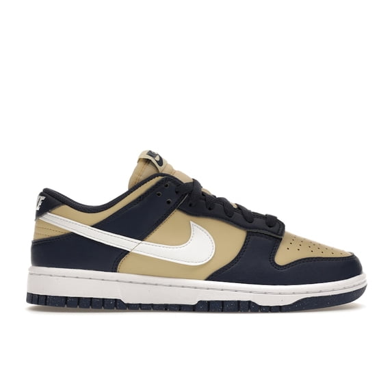 Nike Women's Dunk Low Next Nature Midnight Navy Gold Casual Sneaker, from StockX