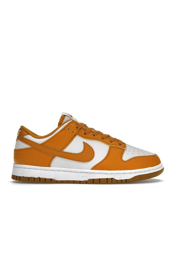 Women's Dunk Low Next Nature Phantom Gold Suede Shoes, from StockX
