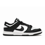 NIKE Women's Dunk Low Retro White Black Panda Casual Sneaker, from StockX