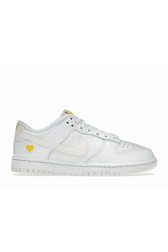 Women's Dunk Low Valentine's Day Yellow Heart Casual Sneaker, from StockX