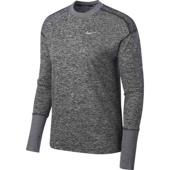 Women's Nike Element Running Top Black/Heather/Reflective Silver