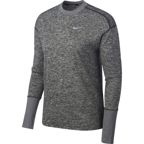Women's Nike Element Running Top Black/Heather/Reflective Silver