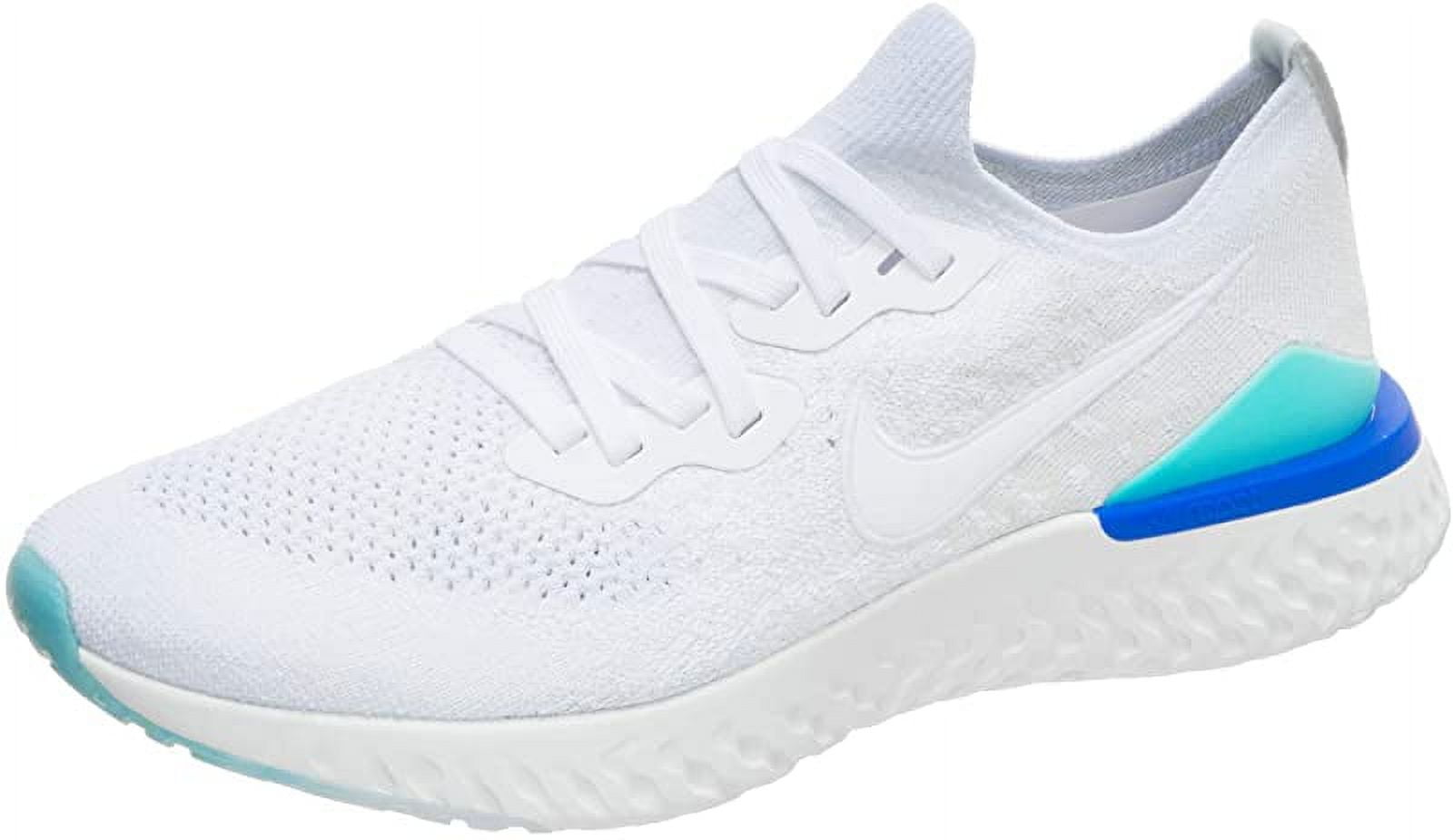 Nike women's epic react flyknit top 2 running shoes - white/silver
