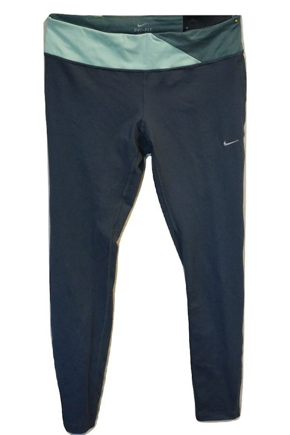 Women's Epic Run Tight Fit Stay Warm Running Pants Green Large