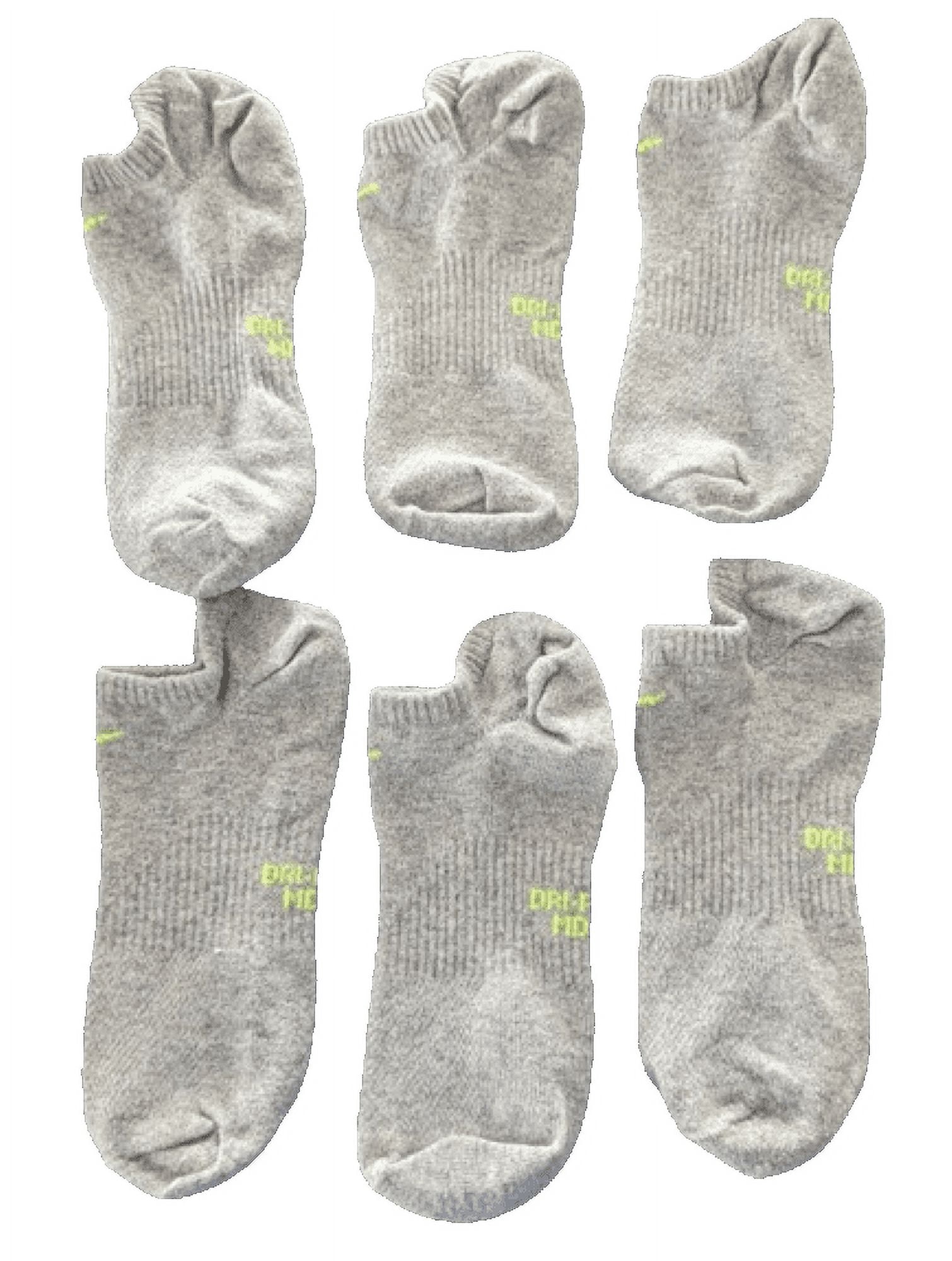 Nike Women's Everyday Lightweight NoShow Socks (6 Pair), Cool Grey