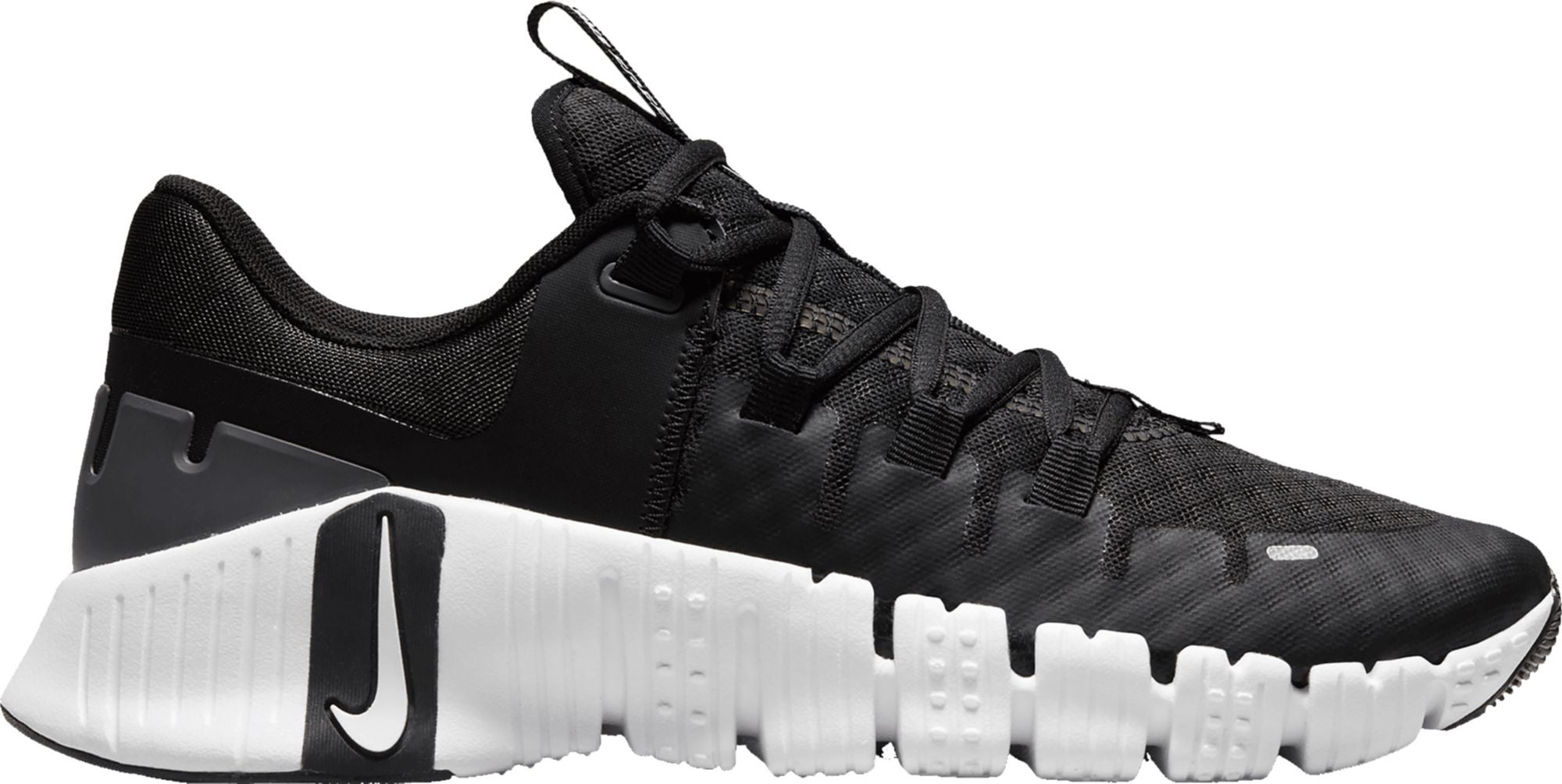 Women's Free Metcon 5 Training Shoes (Black/White/Black, 8.5)