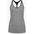 thumbnail image 1 of Nike Women's Get Fit Lux Training Racerback Tank Top, Gray, Large, 1 of 7