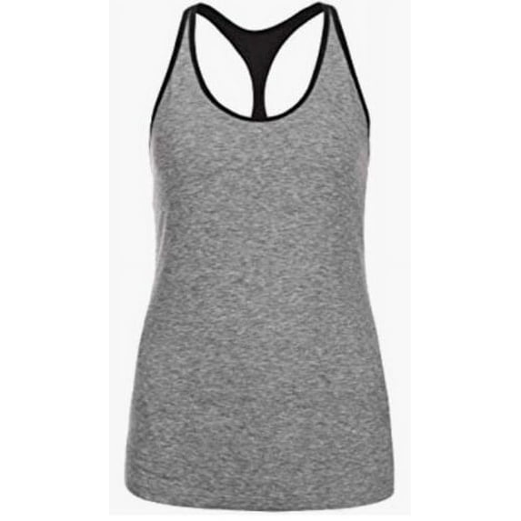 Nike Women's Get Fit Lux Training Racerback Tank Top, Gray, Large