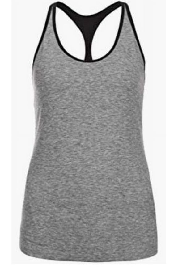 Women's Get Fit Lux Training Racerback Tank Top, Gray, Large