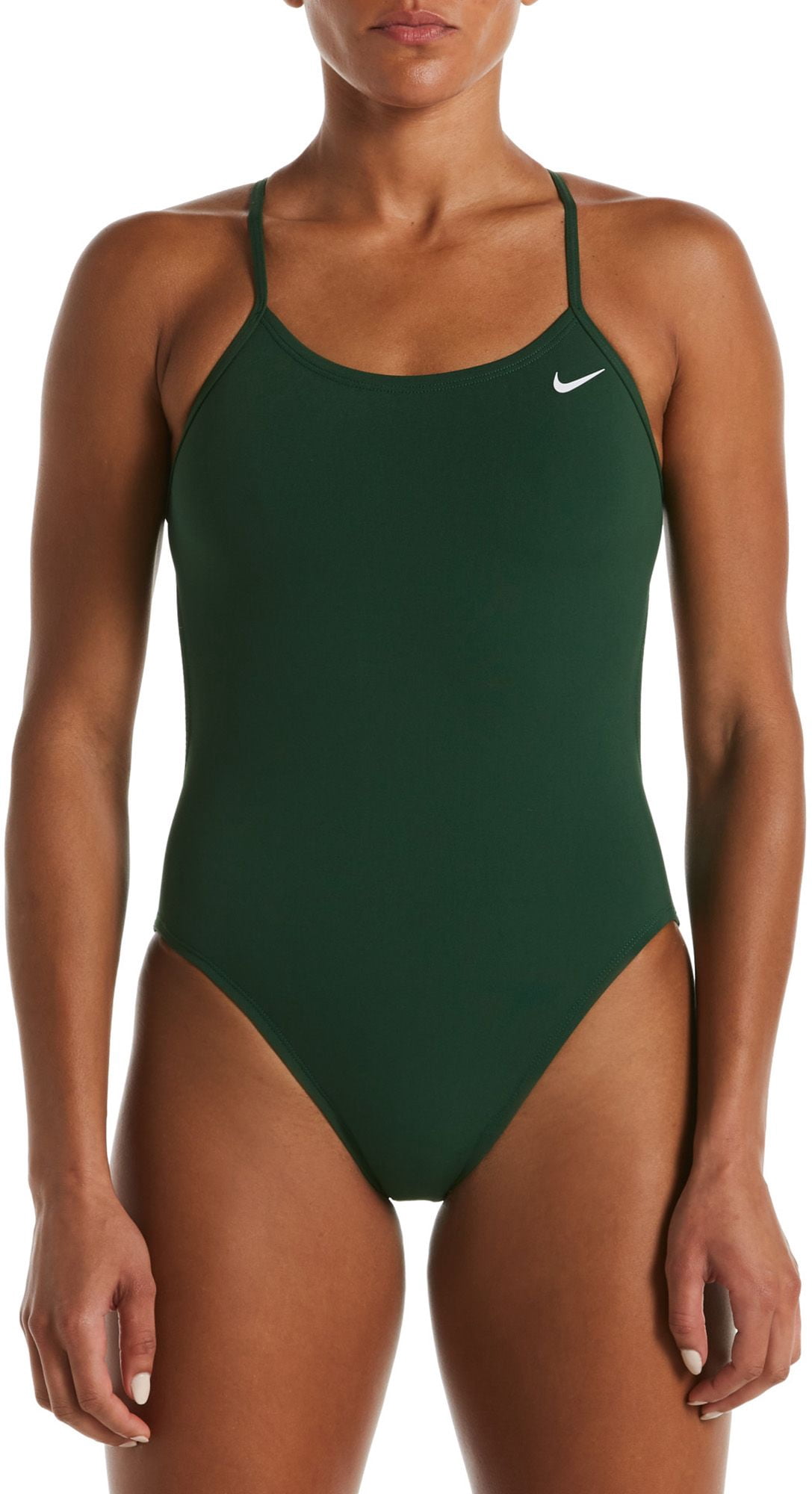 Nike Women's Hydrastrong Solid CutOut Back One Piece Swimsuit