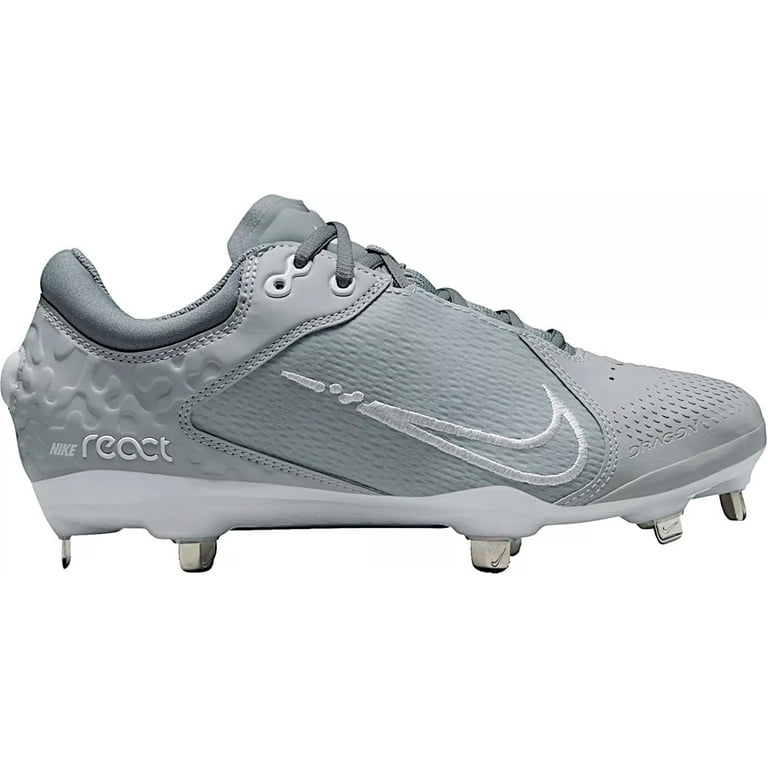 Nike Women's Hyperdiamond Elite Softball Cleats Wolf Grey