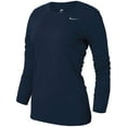 thumbnail image 1 of Nike Women's Legend L/S T SP20 TOP - College Navy/College Navy/Cool Grey - XL, 1 of 1