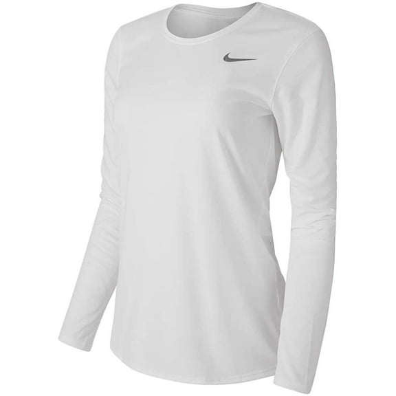 Nike Women's Legend L/S T SP20 TOP - White/White/Cool Grey