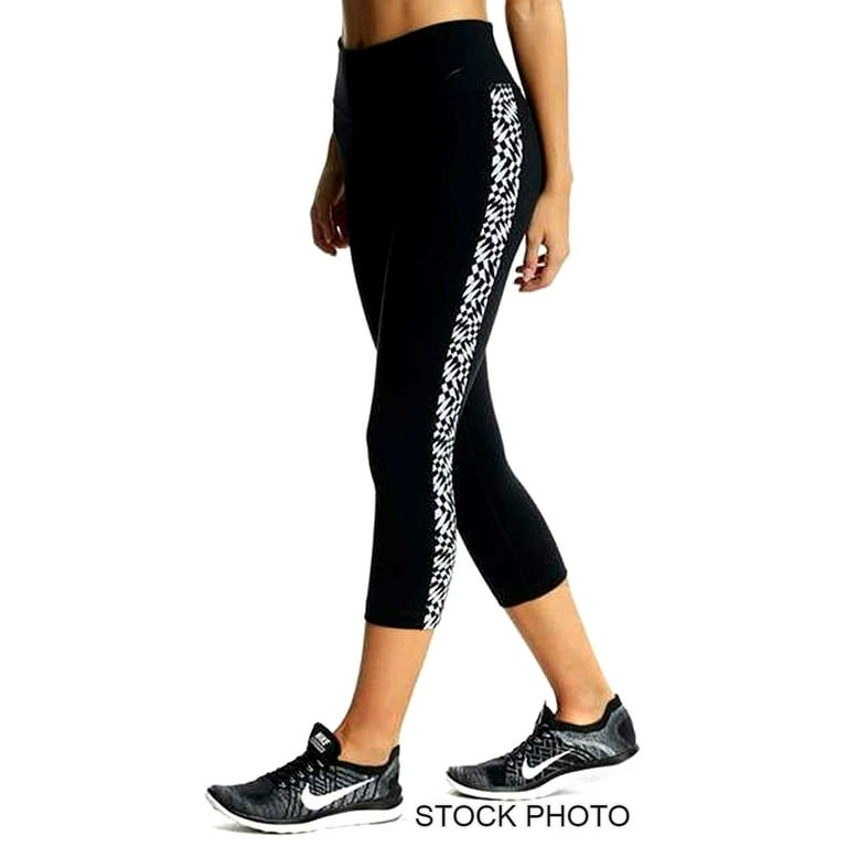 Nike Women's Legendary 3/4 Checker Running Tights, Medium 