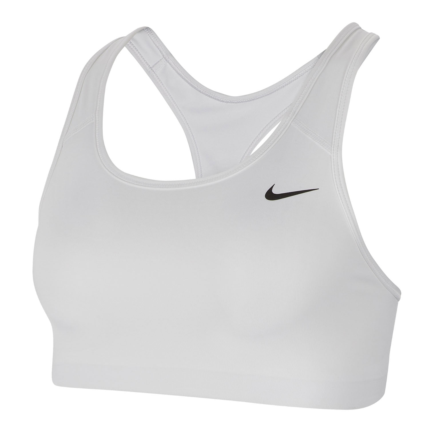 Nike Medium Support White Non-padded Sports Training Bra Womens Sz L  Zp-2326 for sale online