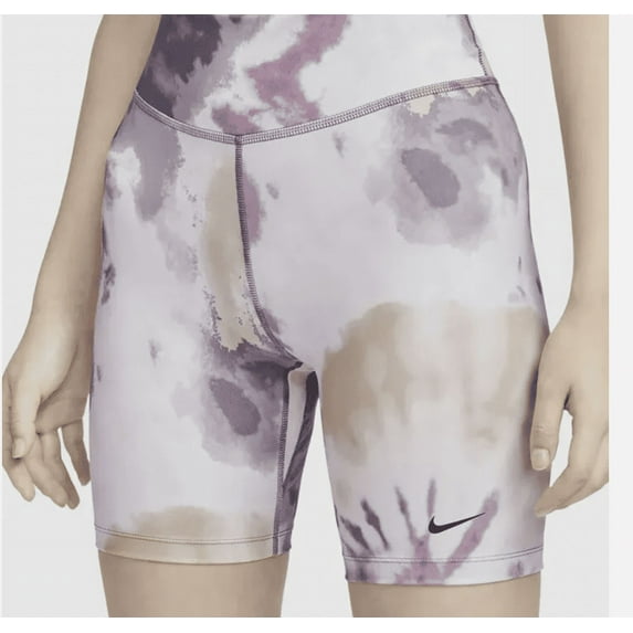 Nike Women's Mid-Rise 7" Tie-Dye Training Shorts DV0053-565 Sz XS