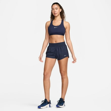 Nike Women's One Dri-FIT Mid-Rise 3" Brief-Lined Shorts