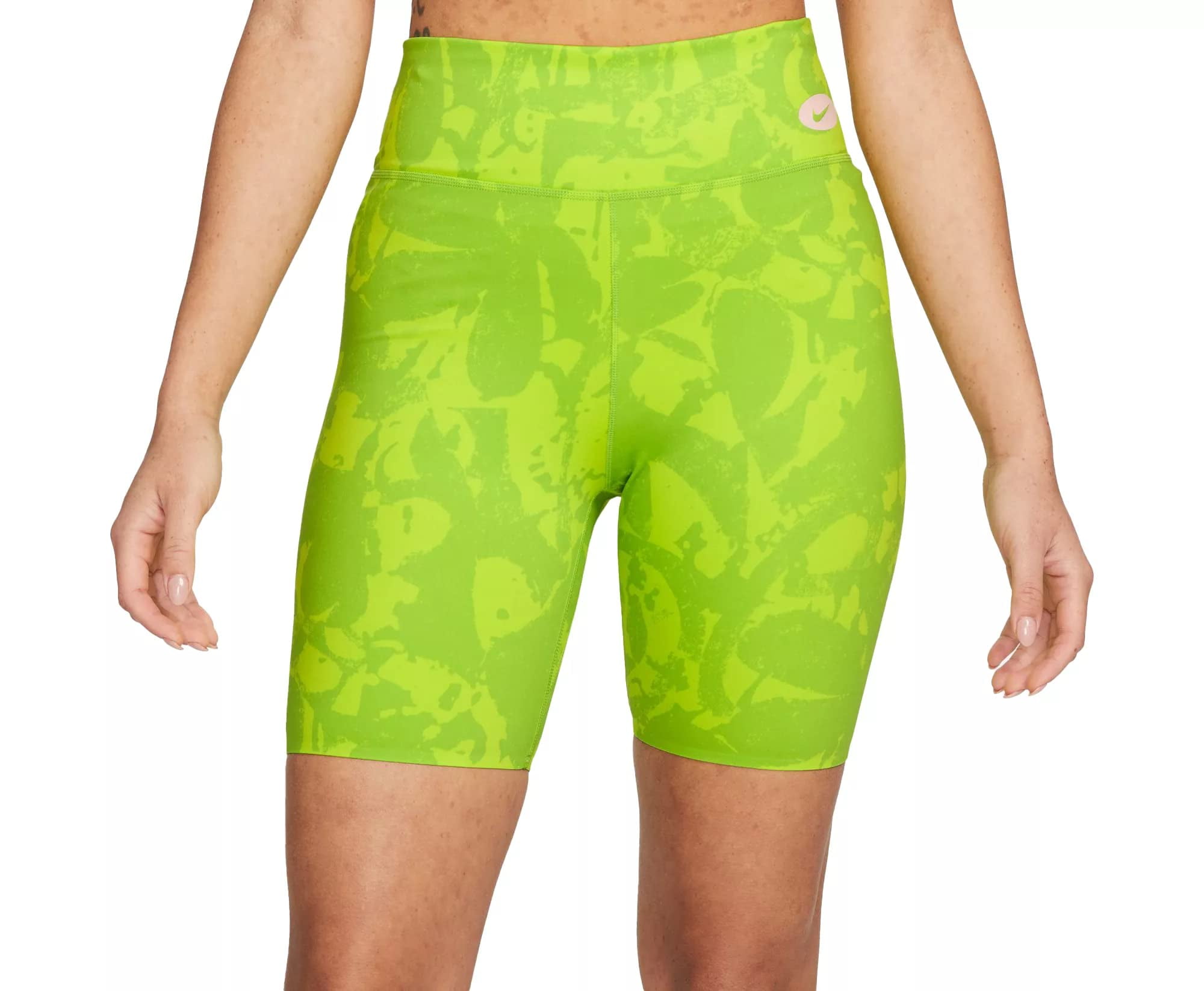 lime green nike biker shorts