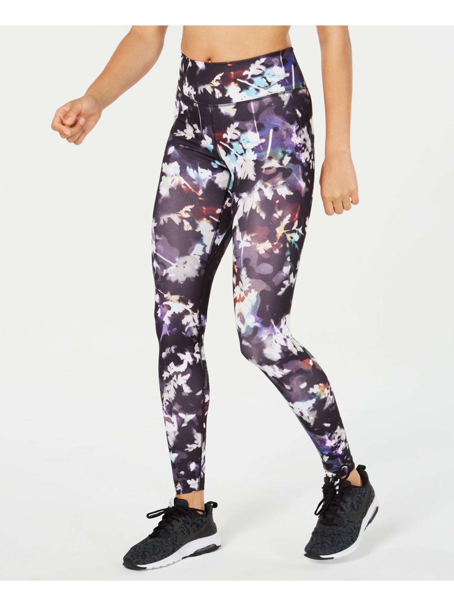 nike one floral tights
