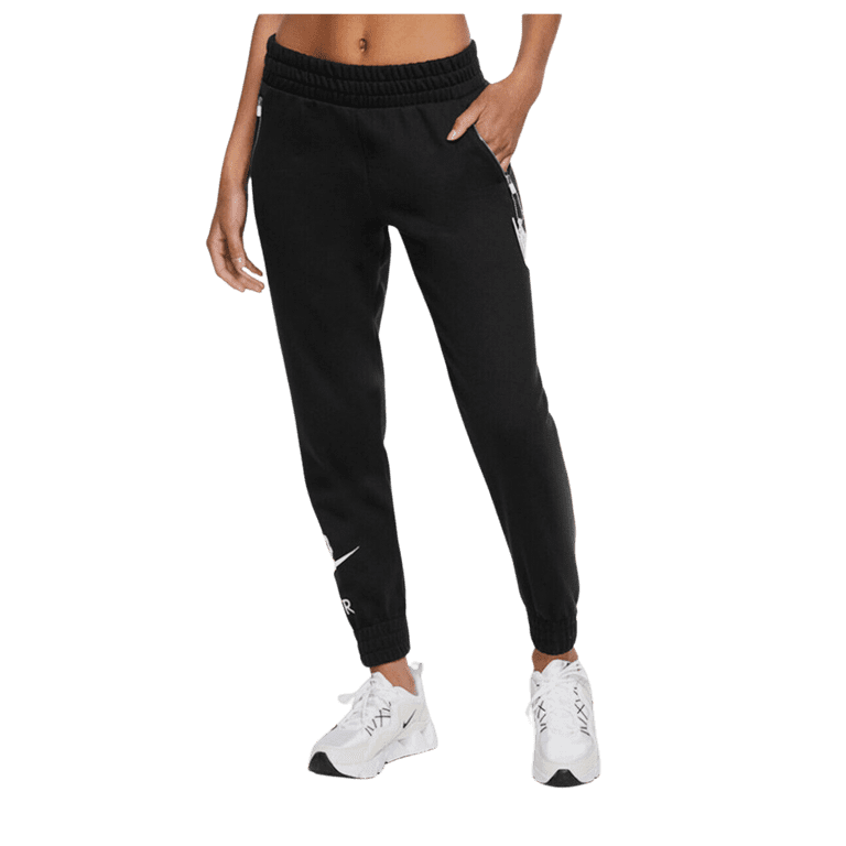 Nike Women's Plus Size Sportswear Fleece Jogger Sweatpants Pants (Black, 2X)  