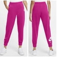 thumbnail image 1 of Nike Women's Plus Size Sportswear Fleece Jogger Sweatpants Pants  (Pink, 1X), 1 of 5