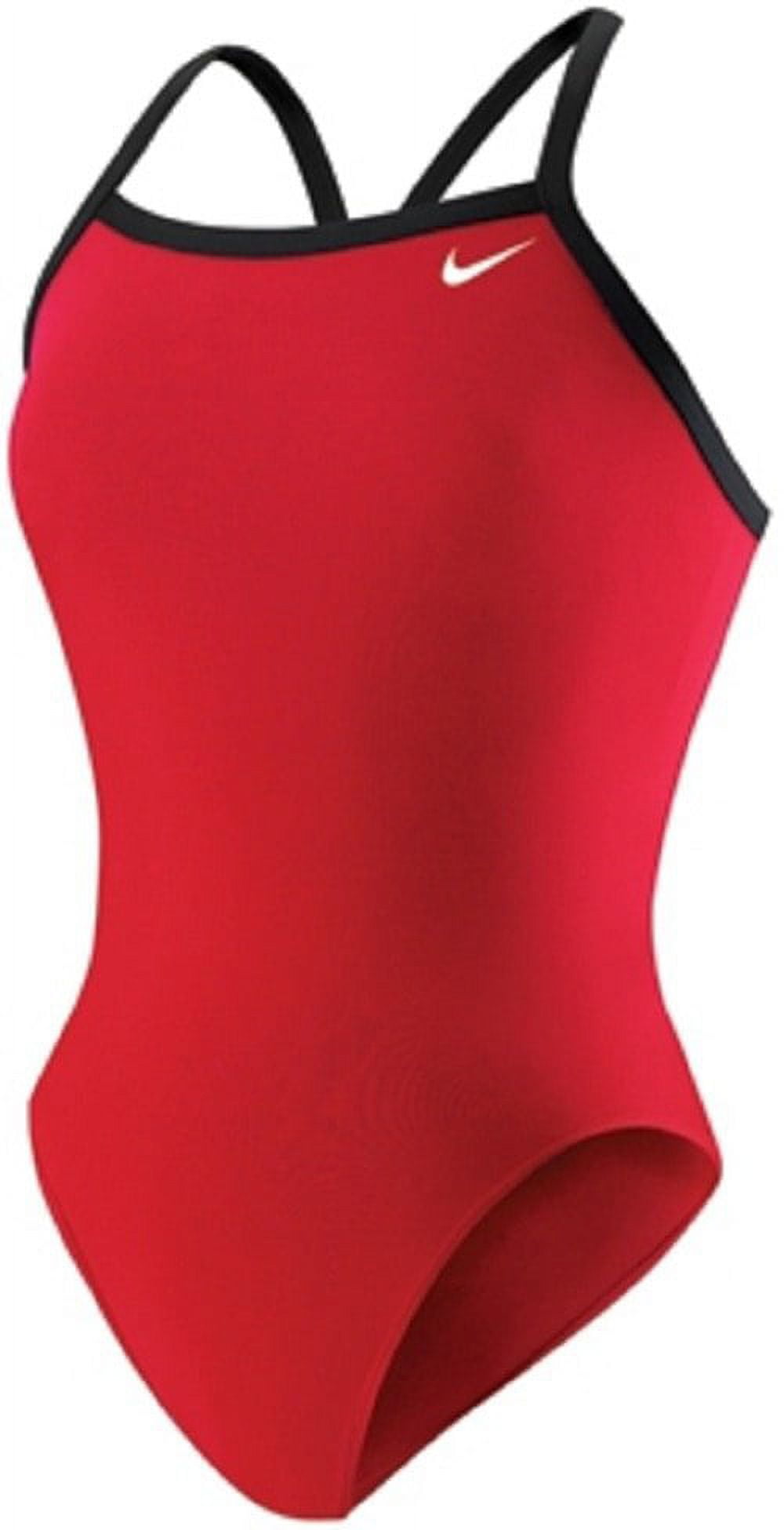 Nike women's Core Solid Classic Lingerie Tank one-piece swimsuit
