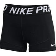 Nike Womens Pro 3 Inch Compression Shorts CJ5938-010 Black/White, Medium